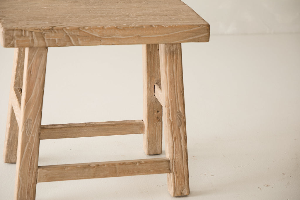Vintage Elm Stool AH.140 - Circa 1945