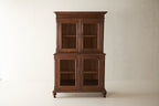 Vintage Two-Part Teak Cabinet T.036
