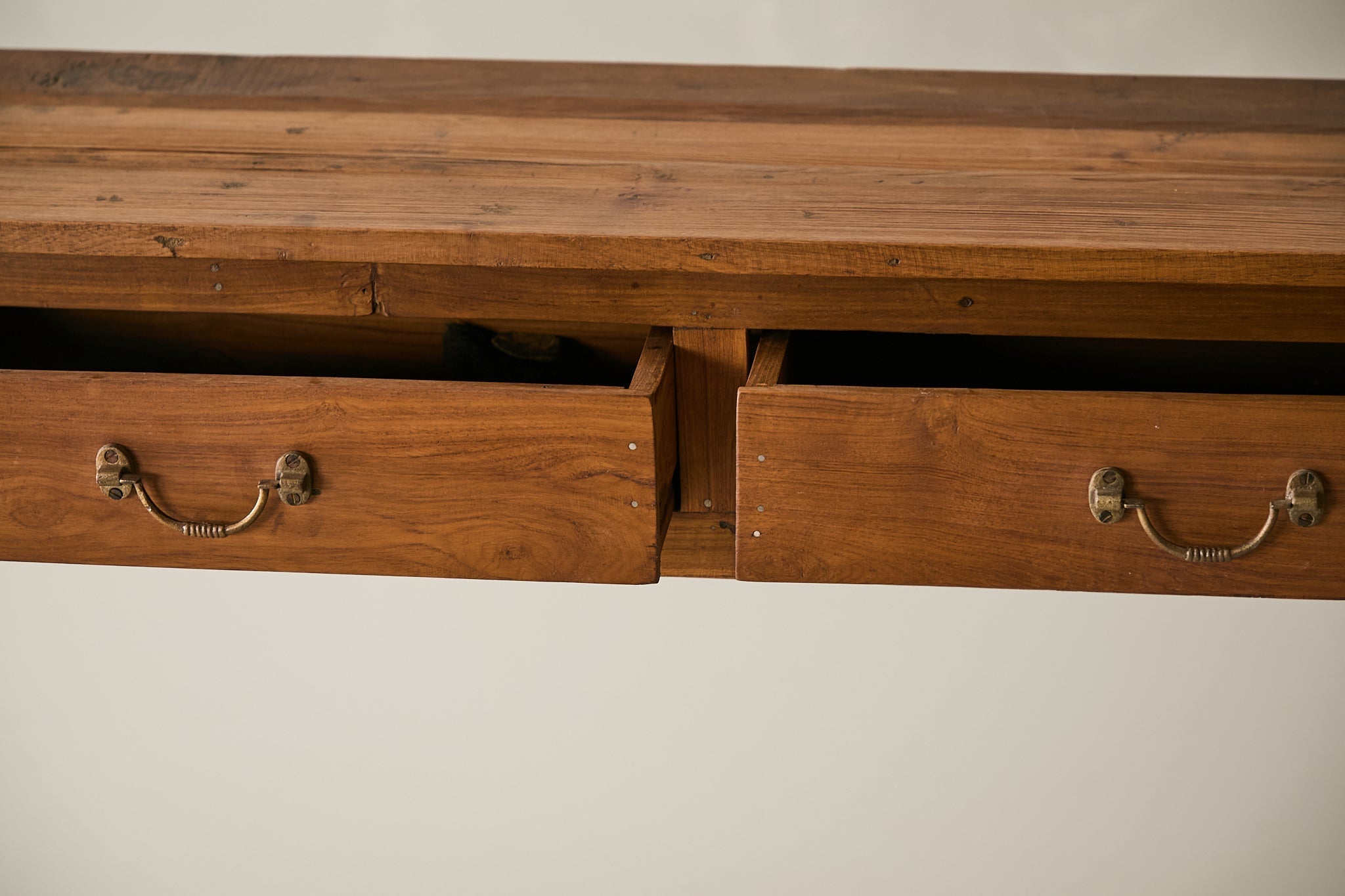 Vintage 4-Drawer Teak Console T.047