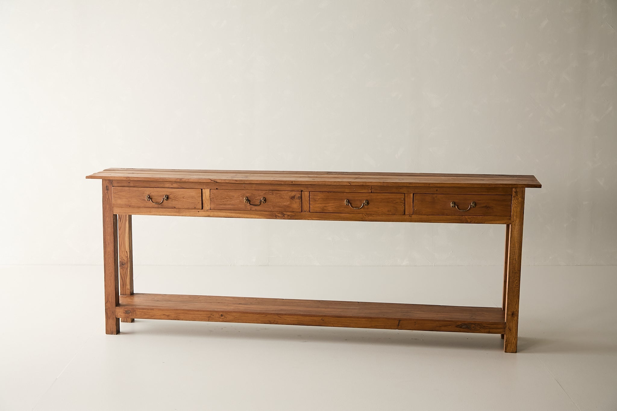Vintage 4-Drawer Teak Console T.047