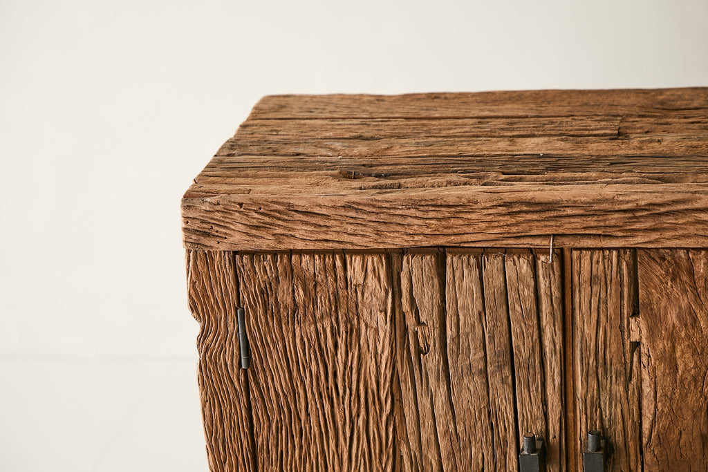 Rough-Hewn Sal Wood Sideboard