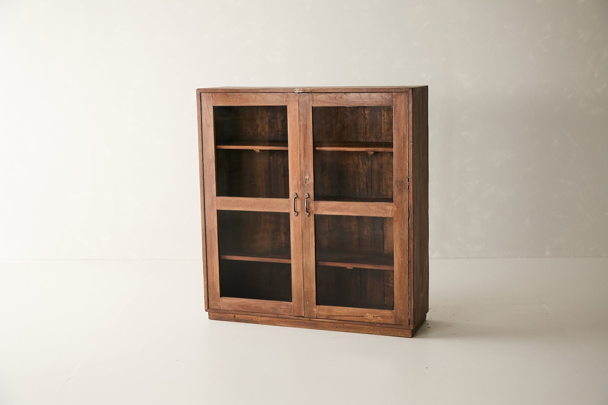 Vintage Teak and Glass Cabinet T.013
