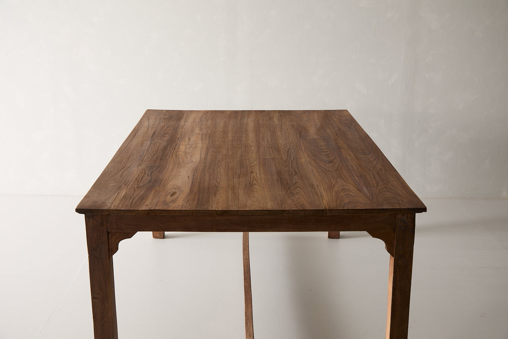 Vintage Teak Farmhouse Dining Table
