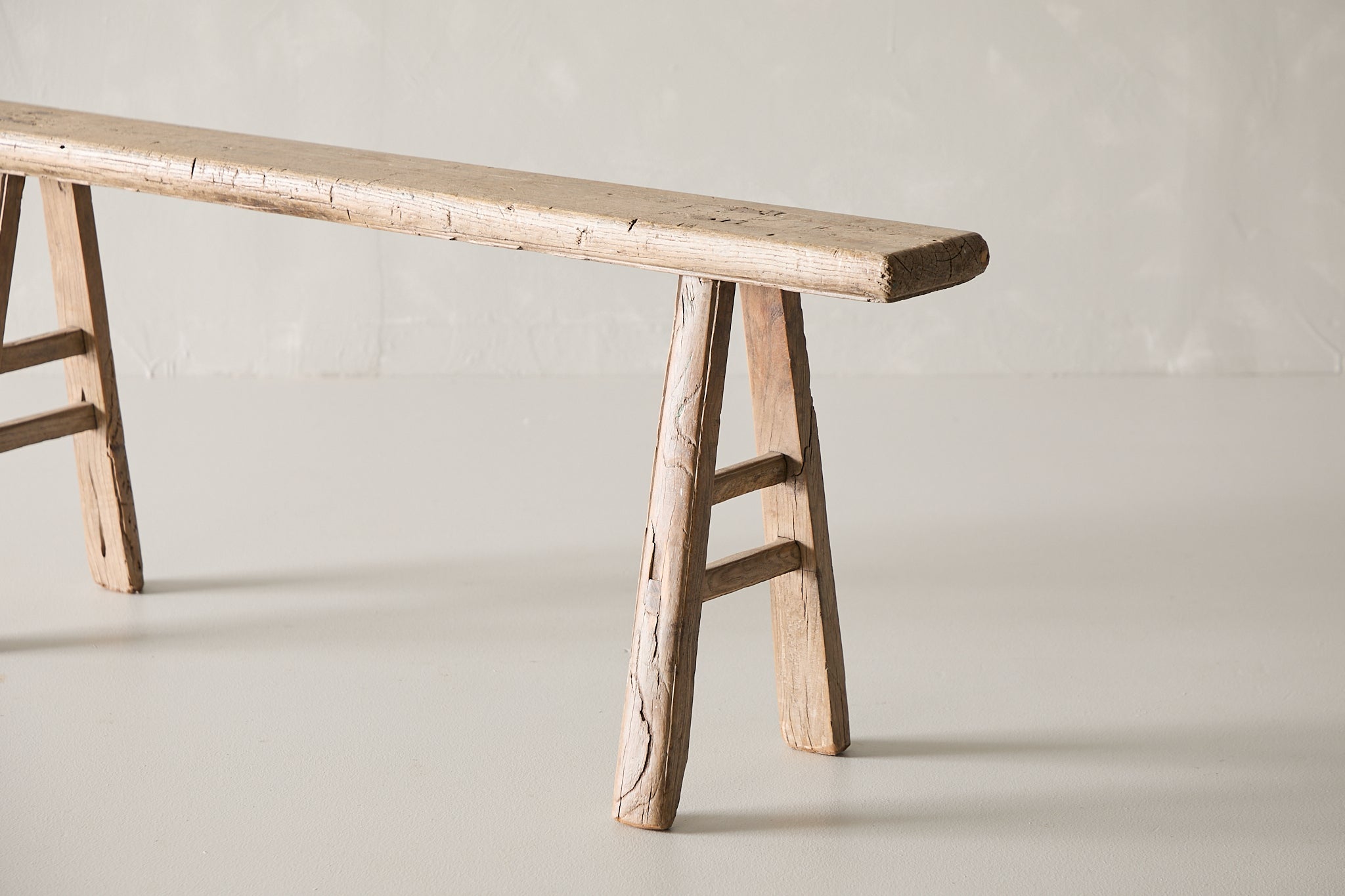 Vintage Elm Bench C.3