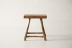 Vintage Elm Stool L.111