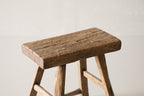 Vintage Elm Stool L.111