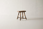 Vintage Elm Stool L.111