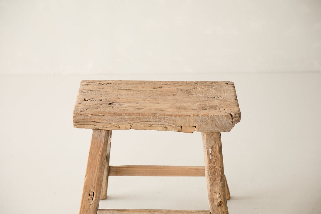 Vintage Elm Stool AH.142 - Circa 1945