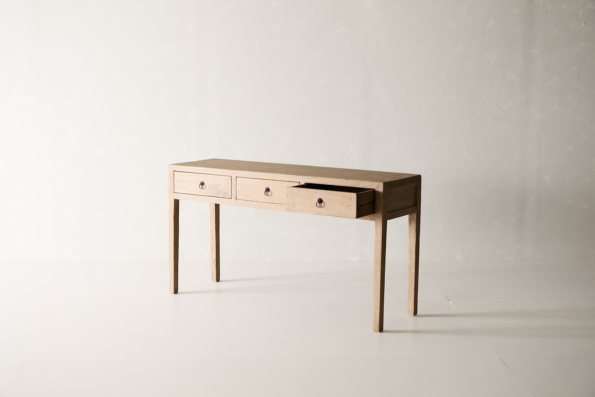 Reclaimed 3 Drawer Poplar Console Table