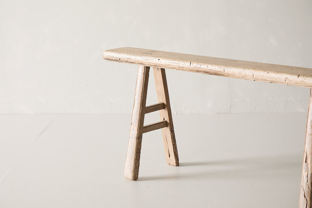 Vintage Elm Bench C.3