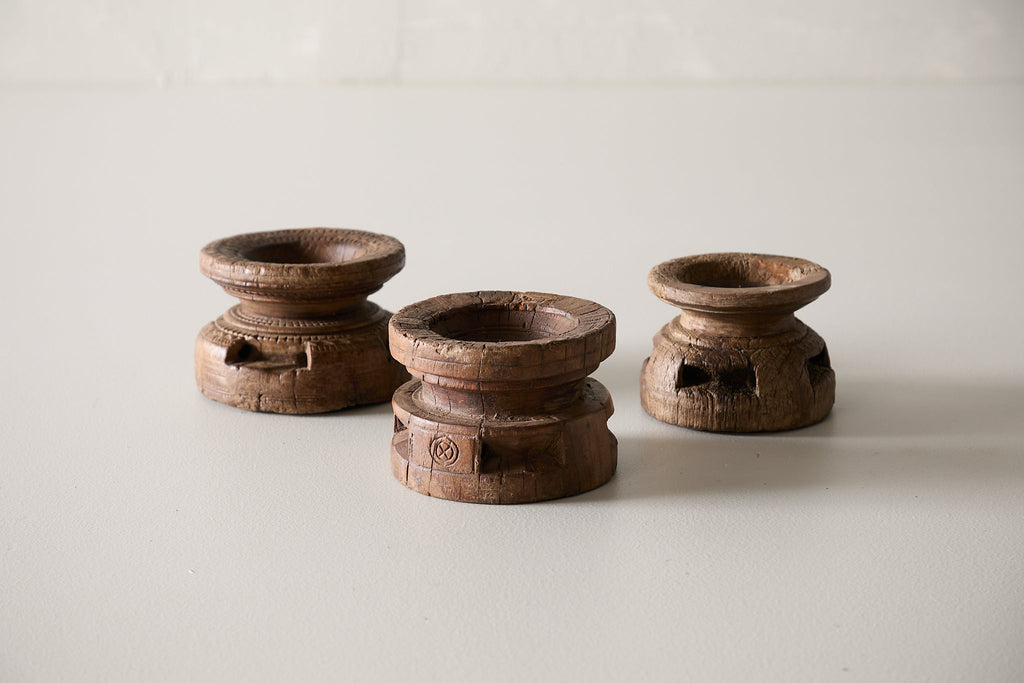 Vintage Seeder Candle Stand