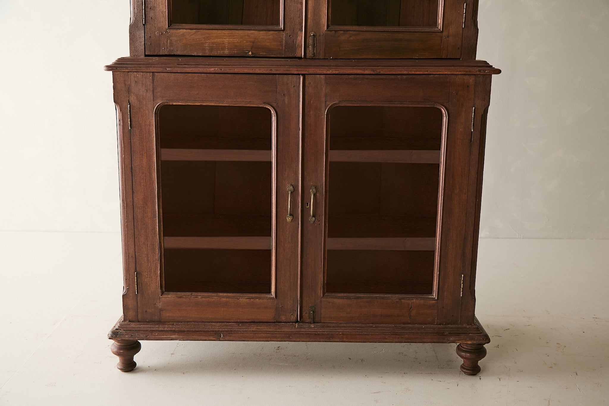 Vintage Two-Part Teak Cabinet T.036