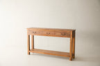 Vintage 3-Drawer Teak Console T.046