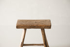 Vintage Elm Stool L.111