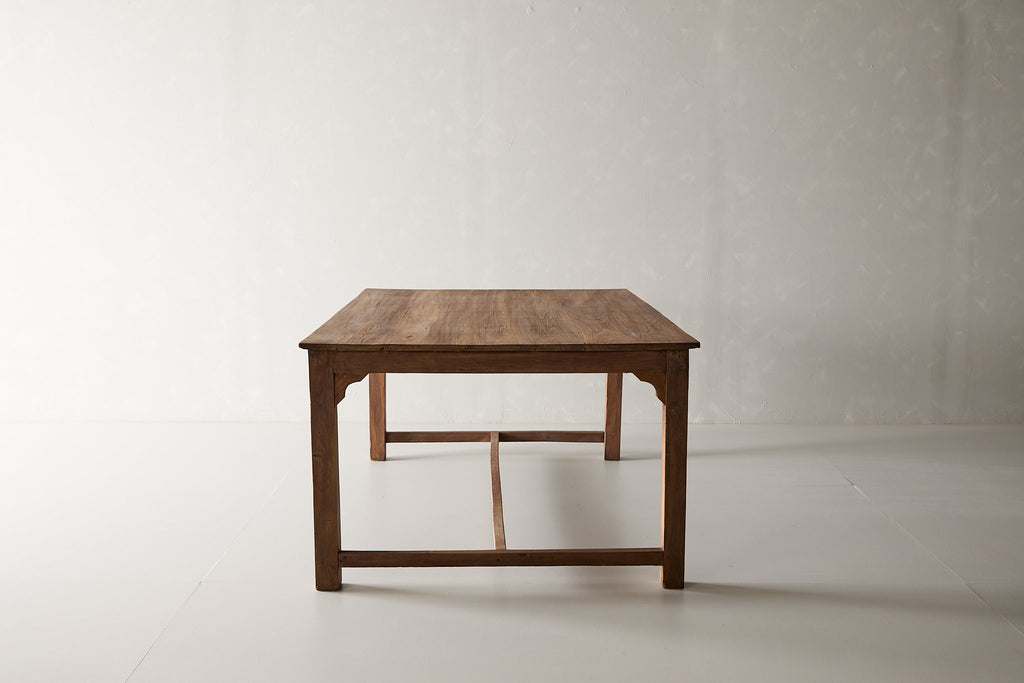 Vintage Teak Farmhouse Dining Table