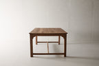 Vintage Teak Farmhouse Dining Table